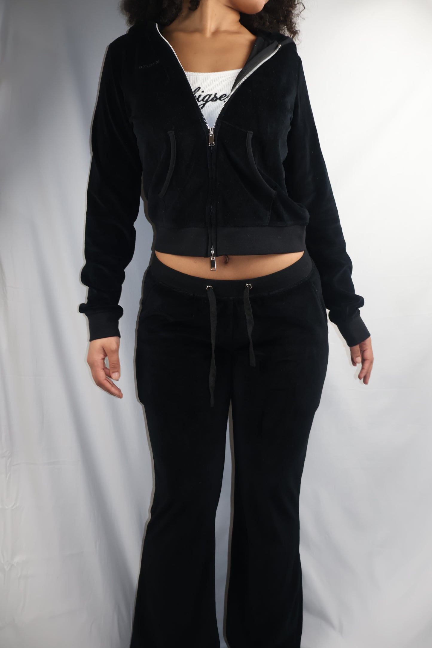BigSexy Black Tracksuit Velour Bamboo